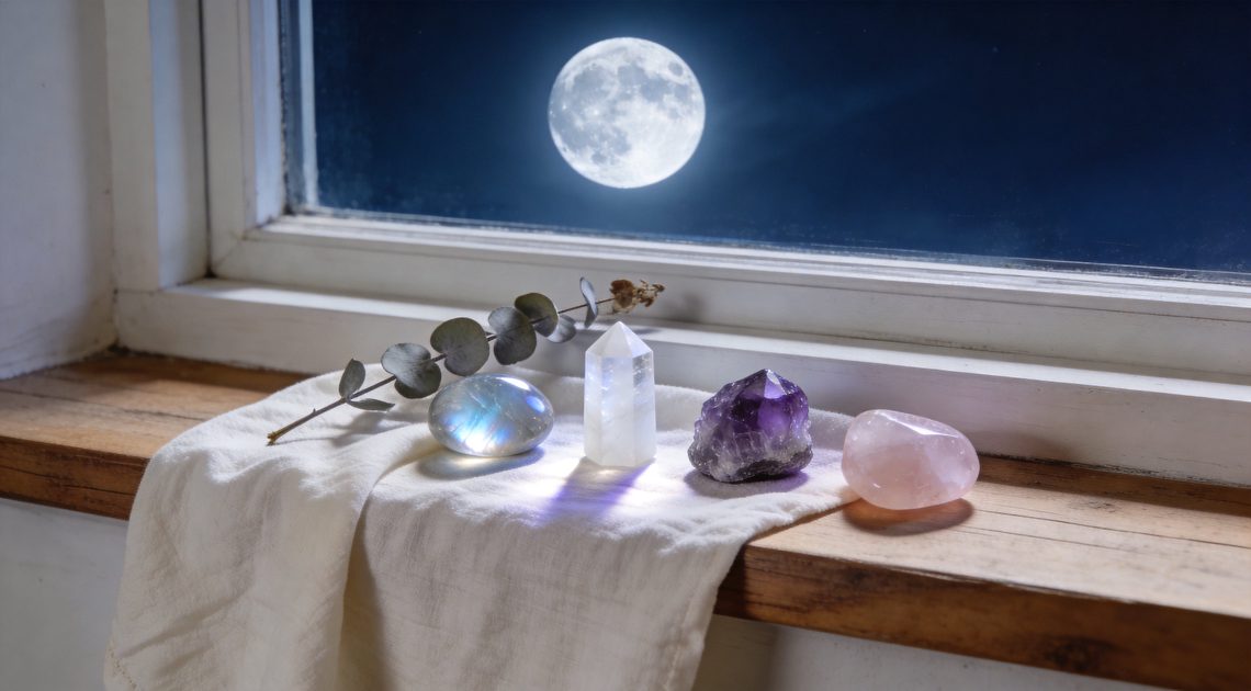 How to Charge Crystals Under the Moon